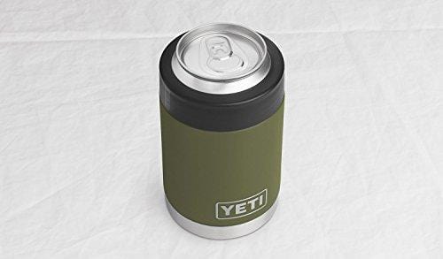 YETI Rambler Vacuum Insulated Stainless Steel Colster（Olive Green）, Olive Green