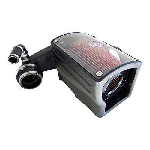 S&B Filters 75-5045 Cold Air Intake For 1992-2000 Chevy/GMC Duramax 6.5L (Oiled Cleanable, 8-ply Cotton Filter)