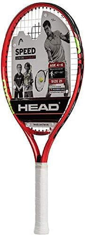 HEAD Speed Kids Tennis Racquet - Beginners Pre-Strung Head Light Balance Jr Racket - 21", Red