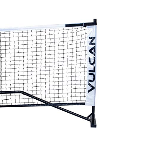Vulcan Sporting Goods Co. Full-Size Portable Pickleball Net System, Black