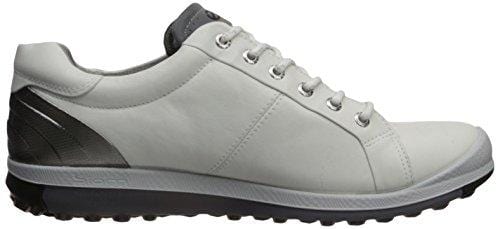 ECCO Men's Biom Hybrid 2 Hydromax Golf Shoe, White/Black, 44 Medium EU (10-10.5 US) [product _type] ECCO - Ultra Pickleball - The Pickleball Paddle MegaStore