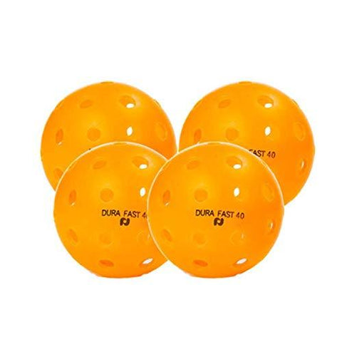 Dura Fast 40 Outdoor Pickleball - 4 Pack (Neon)