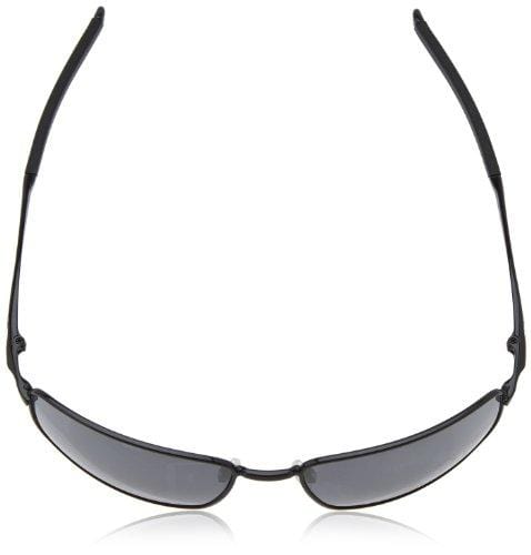 Oakley Square Wire Non-Polarized Iridium Rectangular Sunglasses,Polished Black,60 mm