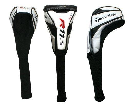 Taylor Made R11S Driver Headcover (Wht/Blk/Red) 460cc Golf Club Cover NEW