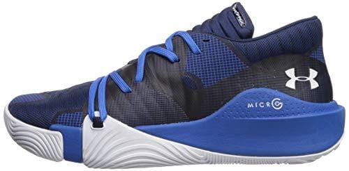 Under Armour Men's Spawn Low Basketball Shoe Academy (400)/Blue Strike 7 M US