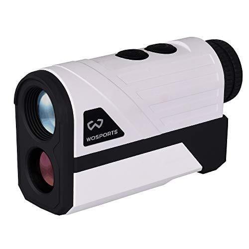 WOSPORTS Golf Rangefinder, 650 Yards Laser Distance Finder with Slope, Flag-Lock with Vibration Distance/Speed/Angle Measurement, Upgraded Battery Cover