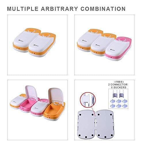 WOpet Automatic Pet Feeder,Dogs and Cats Feeder Bowl with Ice Pack-2 Meals