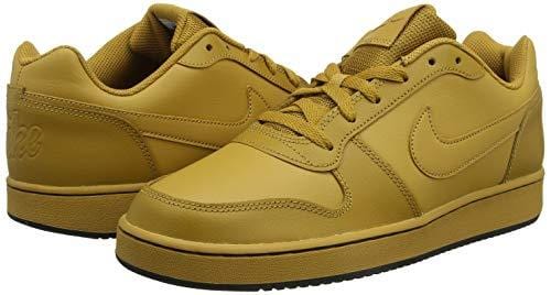 Nike Men's Ebernon Low Basketball Shoe, Wheat/Wheat-Black Size 7.5 D(M) US