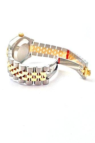 Rolex Datejust 31 Champagne Raised Floral Motif Dial18k Yellow Gold Ladies Watch 178273