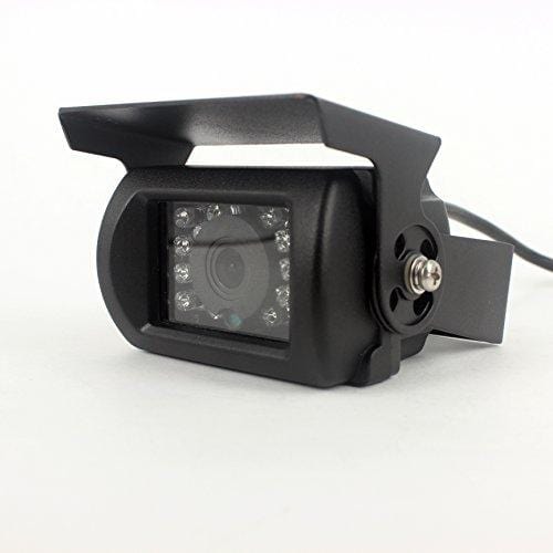 Camnex Car Backup Camera System 9" Monitor Build-in DVR Recorder with Quad Split Screen Rear View Camera System Kit for Truck Van Caravan Trailers Camper Bus RV Harvester