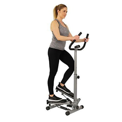 Sunny Health & Fitness Twist Stepper Step Machine w/Handle Bar and LCD Monitor - NO. 059