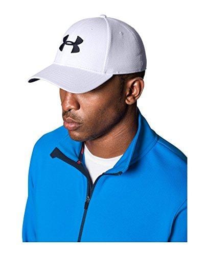 Under Armour Men's Blitzing II Stretch Fit Cap, Graphite /Black, Large/X-Large