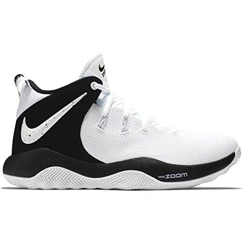 Nike Men's Zoom Rev II Basketball Shoe White/Black Size 11.5 M US