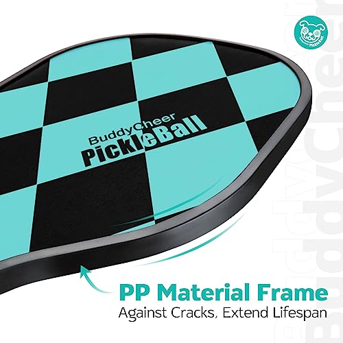 Pickleball Paddle, Blue Pickleball Racket, Premium Wood, Ergonomic Cushion Grip, Pickleball Gifts for Women & Men, Pickle-Ball Equipment