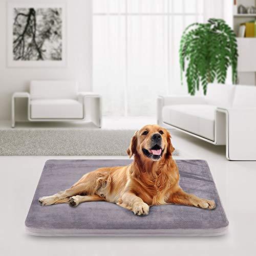 Large Dog Bed Crate Pad Dog Mat Mattress Pet Beds Foam Cushion with Washable Cover Anti-Slip 39.37"