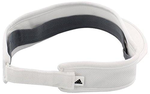 adidas Men's Superlite Performance Visor, White/Black, One Size [product _type] adidas - Ultra Pickleball - The Pickleball Paddle MegaStore