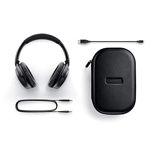 Bose QuietComfort 35 II Wireless Bluetooth Headphones, Noise-Cancelling, with Alexa voice control, enabled with Bose AR – Black