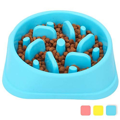 Noyal Dog Slow Feeder Bowl Non Slip Puzzle Bowl Anti-Gulping Pet Slower Food Feeding Dishes - Interactive Bloat Stop Dog Bowls - Durable Preventing Choking Healthy Design Bowl for Dogs