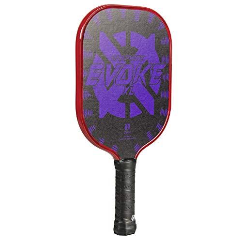 Onix Graphite Evoke XL Pickleball Paddle Features Polypropylene Core, Graphite Face, and Oversized Shape