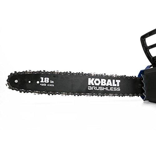 Kobalt 80-volt Lithium Ion 18-in Brushless Cordless Electric Chainsaw (Chainsaw Only, Battery/Charger Not Included)