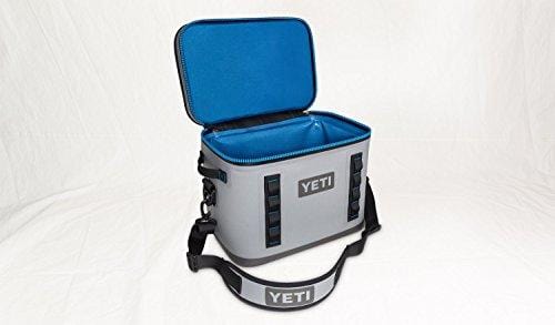 YETI Hopper Flip 18 Portable Cooler, Fog Gray/Tahoe Blue