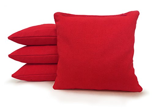 Johnson Enterprises, LLC 8 Standard Corn Filled Regulation 6"x6" Duck Cloth Cornhole Bags! (Red/Royal)