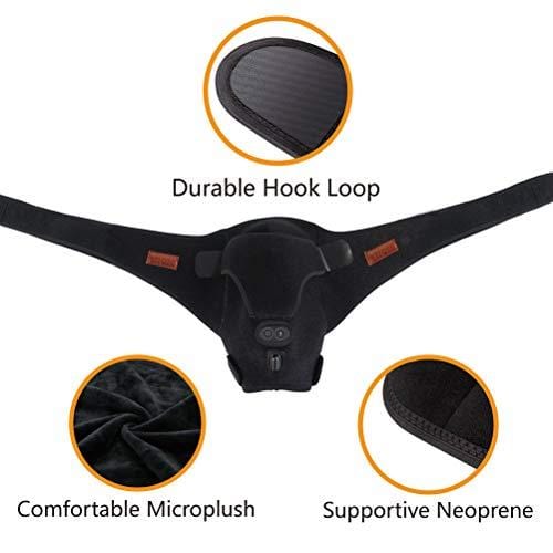 sticro Shoulder Massage Heating Pad, 3 Vibration & Temperature Setting, Low Voltage Heated Brace Wrap for Dislocated/Frozen Shoulder, Arthritis, Rotator Cuff Bursitis Pain Relief Hot Therapy