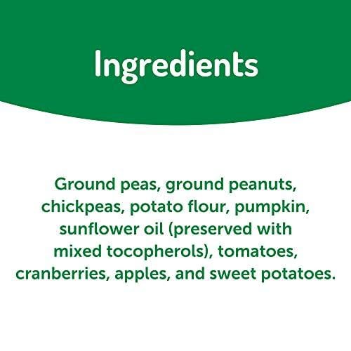 Halo Vegan Grain Free Natural Crunchy Dog Treats, Garden of Vegan Peanut N' Pumpkin Recipe, 8-Ounce Bag