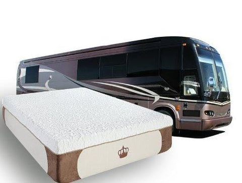 DynastyMattress New RV King Cool Breeze 12-Inch Gel Memory Foam Mattress w/Free 2 Gel Pillows (RV King)