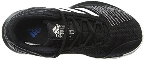 adidas Unisex Pro Spark 2018 Basketball Shoe, Black/White/Grey, 4 M US Big Kid