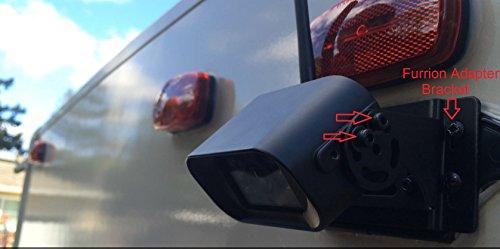 4Ucam Digital Wireless Camera + 7" Monitor + Adapter for Furrion FRCBRKT-BL Pre-install Mounting Kit (FOS48T-BL/FOC12TA-BL) for RV, Trailer, 5th Wheels