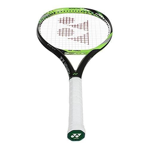 Yonex EZONE 100 Lite (2017 Model - 285g) Tennis Racquet (4 1/8 Grip) Strung with Black Color Racket String (Enhanced SweetSpot & Vibration Reduction)