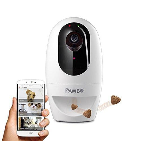 Pawbo Life Pet Camera: WiFi HD Video with 2-Way Audio, Treat Dispenser and Laser Game, Designed for Dogs and Cats