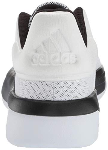 adidas Men's Pro Adversary Low 2019, White/Black/Grey, 9.5 M US
