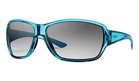Smith Optics Women's Pace Sunglasses, Crystal Opal Frame, Gray Gradient Carbonic TLT Lenses