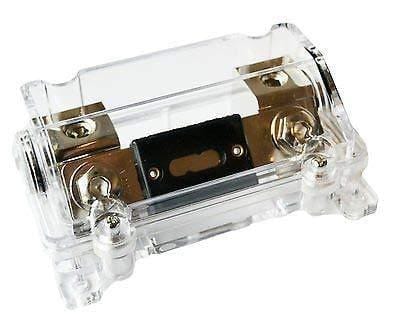SoundBox Connected 0 Gauge Red / Black Amplifier Amp Power/Ground 1/0 Wire Set 50 Feet SuperFlex Cable 25 Each, ANL Fuse Holder
