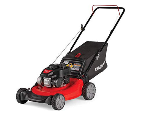CRAFTSMAN M105 140cc 21-Inch 3-in-1 Gas Powered Push Lawn Mower with Bagger