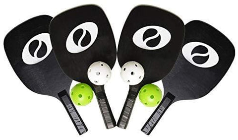 Optima Starter Pickleball Set 4 Paddles 4 Pickleballs