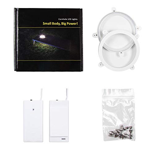 Blinngo Cornhole LED Board Lights, LED Cornhole Lights Meet Regulation Cornhole Boards(4 feet x 2 feet), Waterproof Cornhole LED Lights (Two Set)-Blue