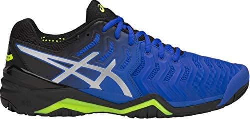 ASICS Gel-Resolution 7 Men's Tennis Shoe, Illusion Blue/Silver, 10.5 D US