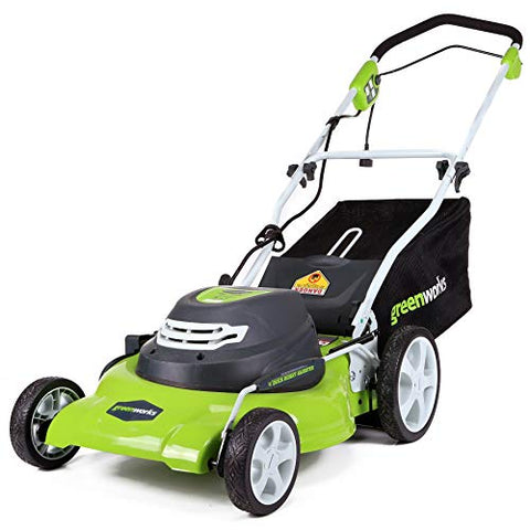 Greenworks 20-Inch 12 Amp Corded Lawn Mower 25022 (Renewed)