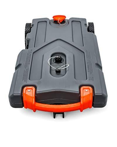 Camco Rhino Heavy Duty 28 Gallon Portable Waste Holding Hose and Accessories-Durable Leak Free and Odorless RV Tote Tank (39004)