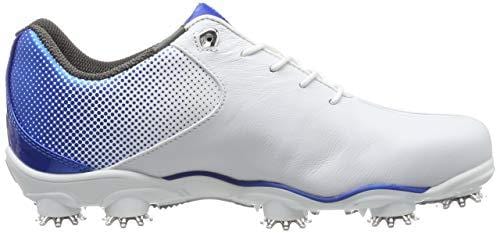 FootJoy Men's D.N.A. Helix-Previous Season Style Golf Shoes White 13 M Electric Blue, US [product _type] FootJoy - Ultra Pickleball - The Pickleball Paddle MegaStore