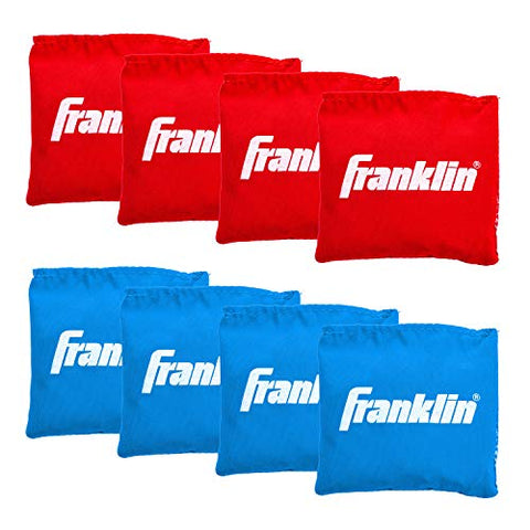 Franklin Sports Replacement Bean Bags for Cornhole - Includes 8 Bean Bags - 4 inch x 4 inch