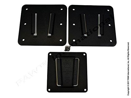 PAW International RV TV Bracket (Polymer) 3 Piece Set- Black