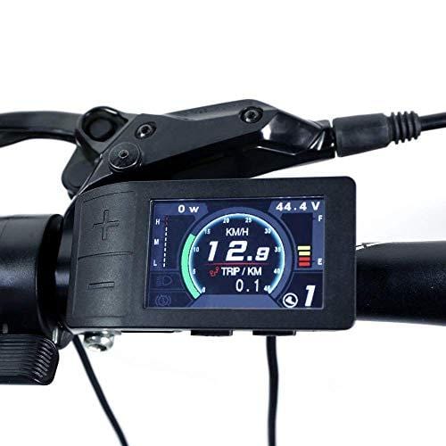 BAFANG BBS02B 48V 750W Ebike Motor with LCD Display 8fun Mid Drive Electric Bike Conversion Kit with Battery (500C Display, 750W Motor+46T Chainring+Battery)