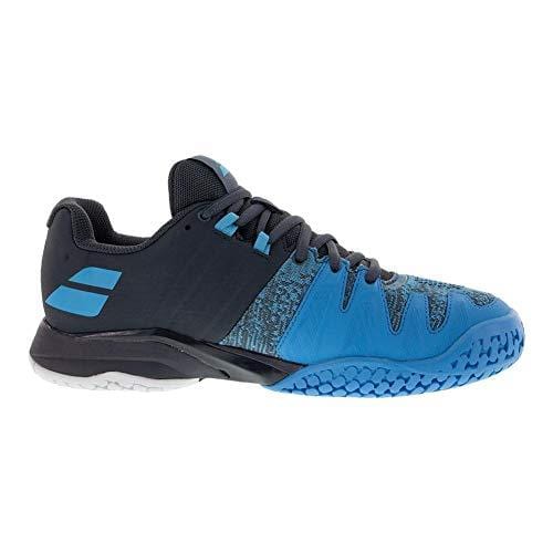 Babolat Men's Propulse Blast All Court Tennis Shoes, Grey/Blue (10.5 US)