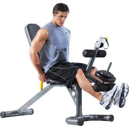 Gold's Gym XRS 20 Olympic Workout Bench and Squat Rack(Bar and weights NOT Included)