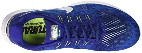 Nike Men's Free RN 2017 Running Shoe Deep Royal Blue/White/Soar/Ghost Green Size 8.5 M US