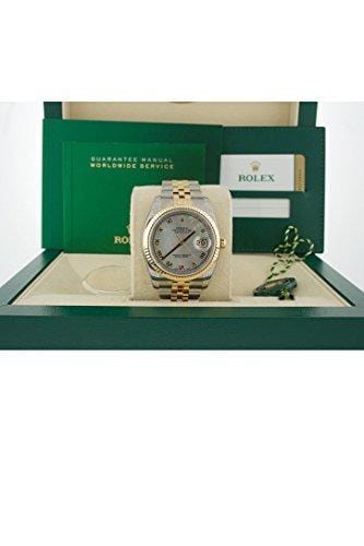 Rolex Datejust 36mm Mother Of Pearl Dial Fluted Watch 116233
